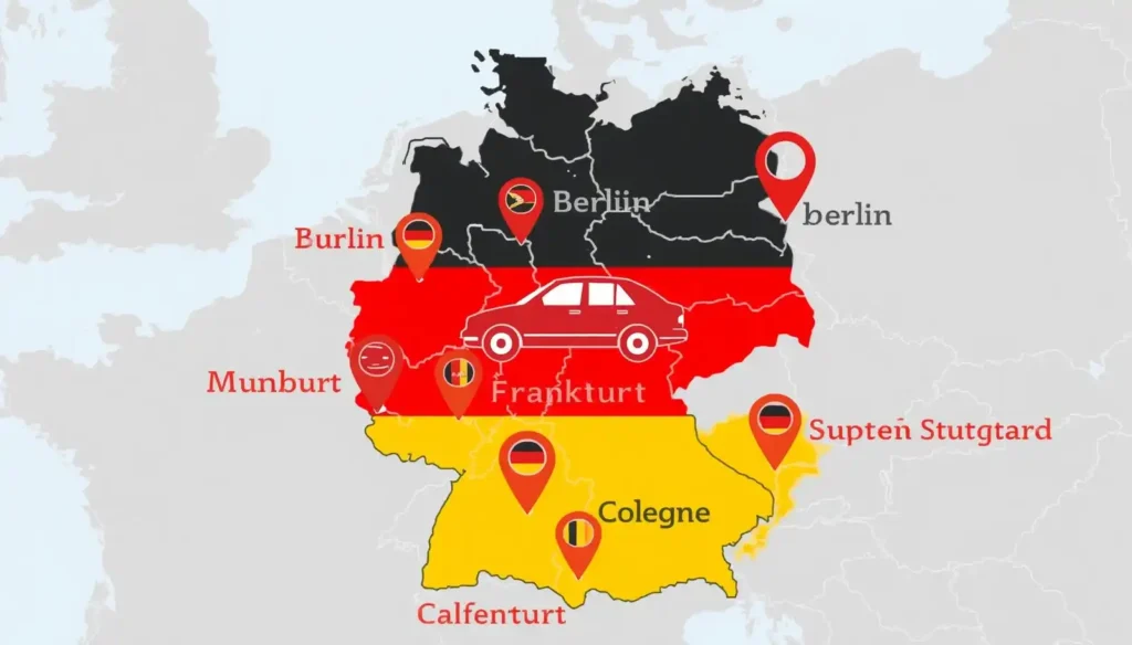 Ciudades clave en Alemania para comprar coches dónde encontrar las mejores oportunidades