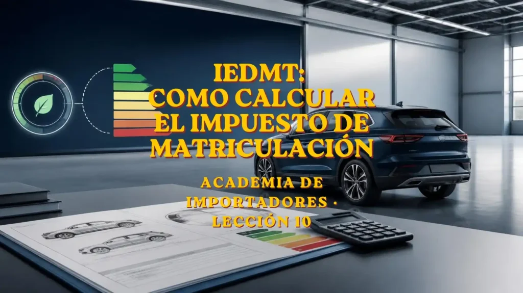 IEDMT calcular impuesto de matriculación coche importado
