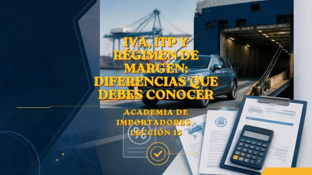 IVA, ITP y REBU en coches importados diferencias clave