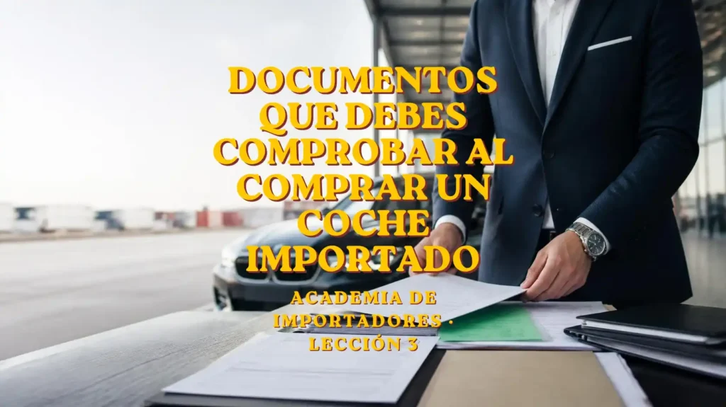 documentación para comprar un coche en Europa