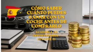 Cómo saber cuánto puedes ganar con un coche antes de comprarlo