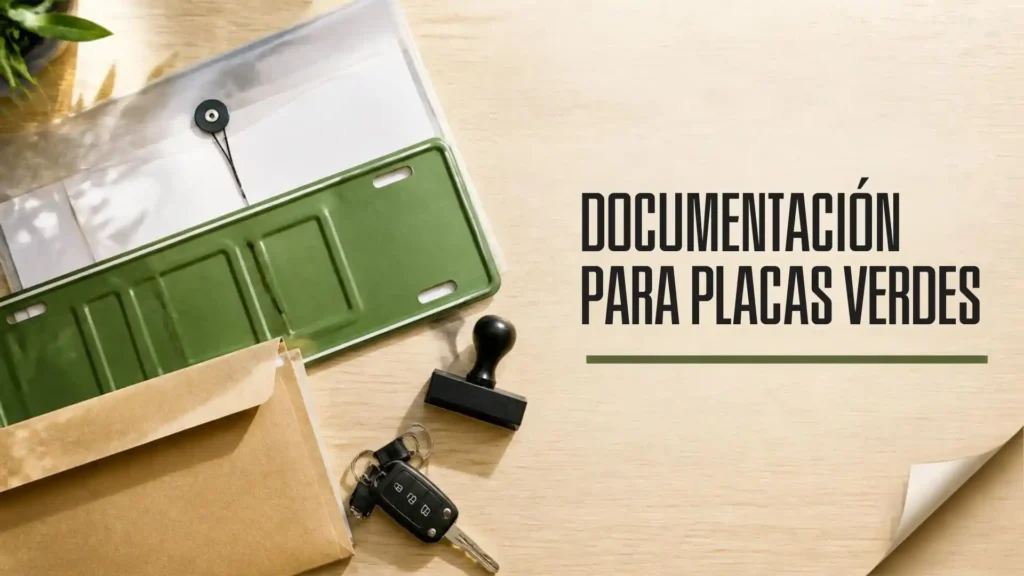 Documentación para matrículas verdes