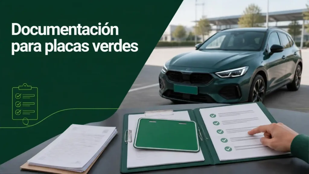 Documentación para matrículas verdes