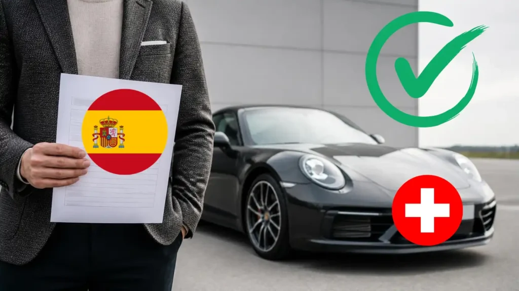 importar coche de Suiza a España