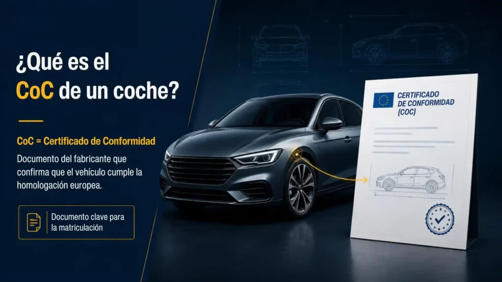 ¿Qué es el CoC de un coche y cuándo lo necesitas para matricularlo en España